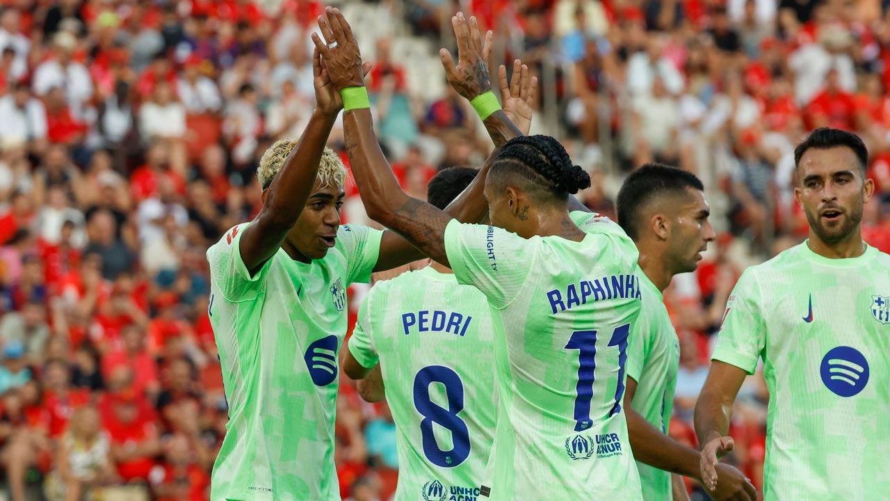 Barcelona opens LaLiga with a 3-0 win over Mallorca in a controversial match