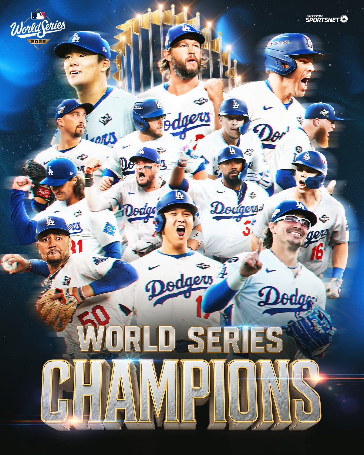 Dodgers Defeat Blue Jays 5-4 in 11 Innings to Win 2025 World Series Game 7, Repeat as Champions